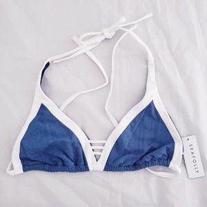 Seafolly Block Party D triangle bikini Bra Size 8